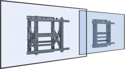 Mbajtëse murale për TV Equip 650325, 19" 70", VESA 600x400, e zezë - 5