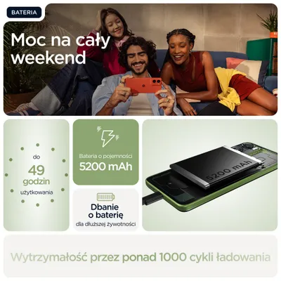 Telefoni Motorola Moto G06, 6.88", 256GB, jeshil - 2