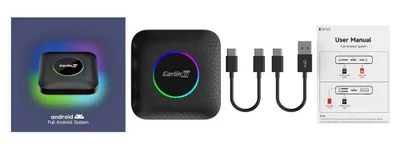 Adapter CarPlay Android Auto Carlinkit Tbox Ambient RGB, Android 13, 4GB 64GB, i zi - 9