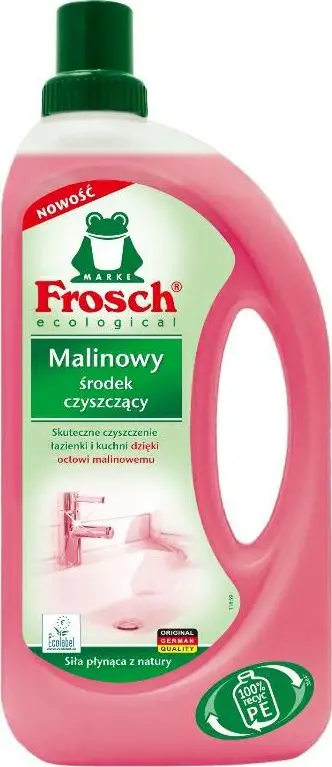 Solucion pastrimi Frosch Raspberry, për banjo dhe kuzhinë, 1L, rozë