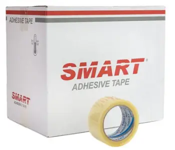 Shirit ngjitës BSTech Smart Acrylic, 48mm x 60m, set 36 copë, transparent