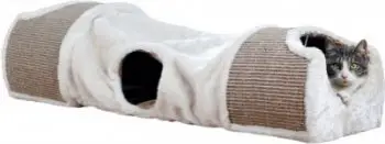Tunel për mace Trixie, 110x30x38cm, i hirtë i lehtë/ i kaftë