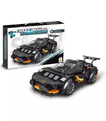 Teo Loder Click Clack Set Ndertimi Racing Car 359 Pjese