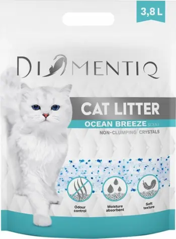 Rërë higjienike për mace Diamentiq Ocean Breeze, 3.8L, aromë deti