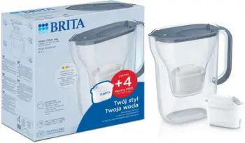 Shishe filtrimi uji Brita Style Essential, 2.4L, 4 filtra MAXTRA PRO, grafit