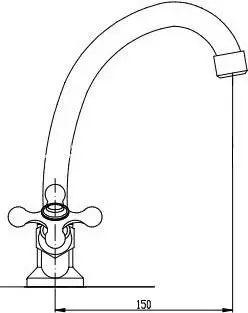 Doreza biçiklete Radvik Clamer Comfort, 22 mm, 13 cm, të zeza