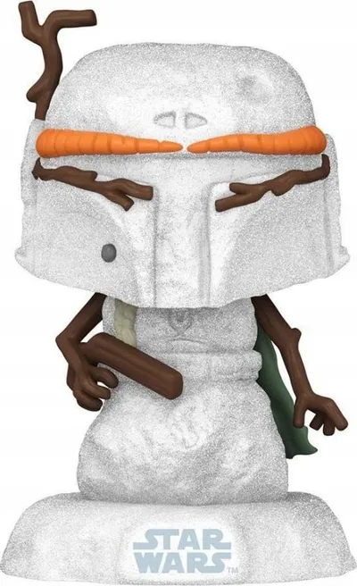 Figurine Funko POP Star Wars Holiday Boba Fett Snowman, koleksionare, vinili - 2