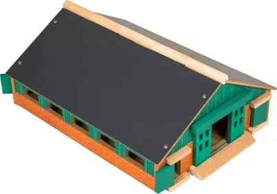 Lodër stallë fermë Kids Globe Cow Hutch 0492, përmasa 1:87, për automjete Siku 1:87, shumëngjyrëshe - 4