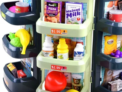 Set lodër supermarket Market Shopping, 44 pjesë, me karrocë blerjesh, shumëngjyrësh - 3