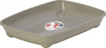 Kuti mbeturinash për mace Pet Nova Cat Life, 37 cm, e hirtë