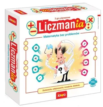 Loja edukative JAWA Liczmania, set me 2 lojëra, për fëmijë 6 10 vjeç, shumëngjyrëshe