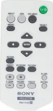 Telekomandë projektori Sony 149046314, butona presioni, gri