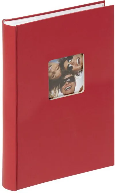 Album fotografik Walther Fun ME111R, deri 300 foto, klasik, i kuq - 1