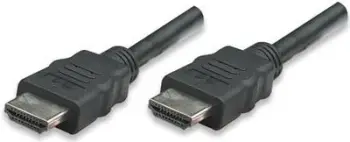 Kabllo Manhattan HDMI - HDMI, 2m, e zezë