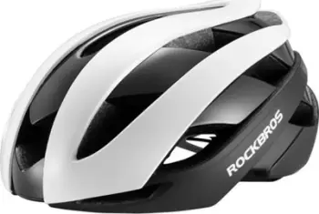 Helmetë biçiklete Rockbros 10110004002, M 55-59 cm, e zezë e bardhë