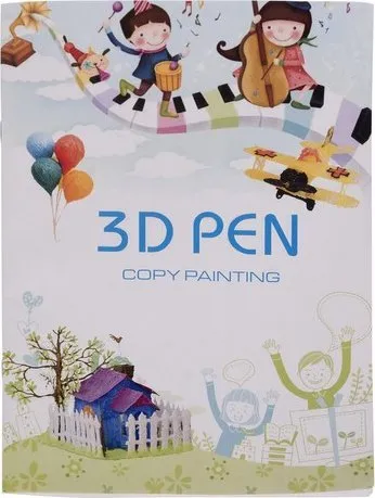 Libër shabllonesh Maaleo 22734 3D Pen, 40 dizajne, format 17.5 x 25.5 cm, shumëngjyrësh - 4