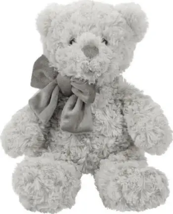 Lodër pelushi Biuro Set Bear Charlie, 33cm, gri
