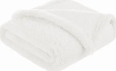 Batanije fleece për bebe Bocioland 1064, 80x100cm, poliester, ecru - 1