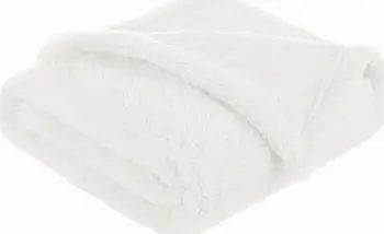 Batanije fleece për bebe Bocioland 1064, 80x100cm, poliester, ecru