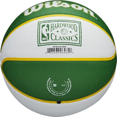 Top basketbolli Wilson NBA Team Retro Mini, Boston Celtics, outdoor, jeshil e bardhë - 3