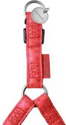 Kapistall për qen Zolux Mac Leather, 15 mm, i kuq