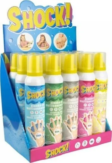 Set shkumë xheli multisensor Tuban Shock, 200ml, 15 copë, shumëngjyrësh - 1