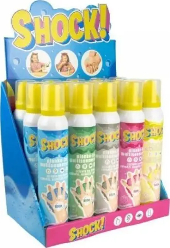 Set shkumë xheli multisensor Tuban Shock, 200ml, 15 copë, shumëngjyrësh
