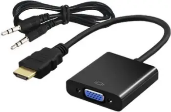 Rregullator Elmak HDMI AV - D-Sub (VGA) + Jack, 3.5mm, i zi