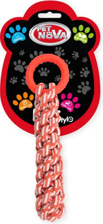 Lodër për qen PET NOVA TPR, 30cm, portokalli