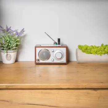 Radio retro First Austria Classic, AM FM, USB SD, dru natyral