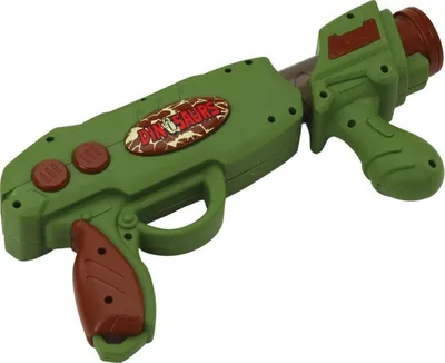 Loja shkathtësi Lean Toys Dinosaur Shooting, me armë dhe toptha, jeshile - 3
