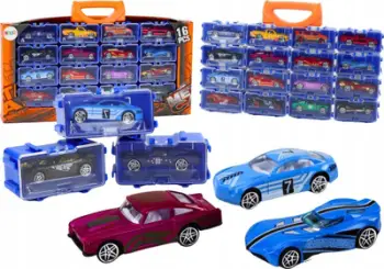 Set vetura lodër LEAN Toys, 16 copë metal, me kuti