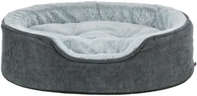 Shtrat ortopedik për qen Trixie Vital Lino Soft, memory foam, i hirët i errët - 1