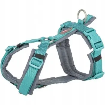Parzmore qeni Trixie Premium Trekking, 44-53 cm, 2 cm gjerësi, blu gri