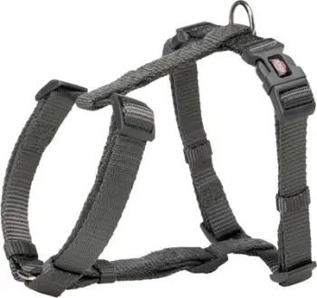 Qafore gjoksi për qen Trixie Premium, madhësia S M 42 60 cm, 15 mm, grafit