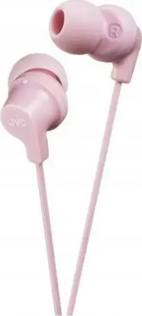Kufje in ear JVC HA FX10, me kabllo, rozë