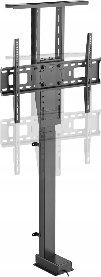 Stendë TV Driak Electric Lift, mobile, deri 80", 60kg, e zezë - 2