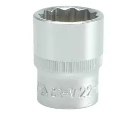 Kokë çelësi Yato YT-1284, 1/2", 22mm, argjendtë - 1