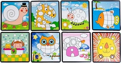Set kreativ me letër Jokomisiada Numbers Make a Picture, edukativ, 3+ - 3