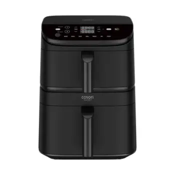 Fritezë ajrore Cosori Turbo Tower, 10.8L, 7 programe gatimi, e zezë