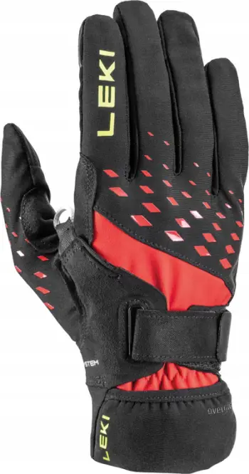 Doreza running Leki Ultra Trail Storm Shark, sistem Shark, slim fit, zi e kuqe
