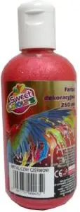 Bojë dekorative Sweet Colours Metallic, 250 ml, e kuqe metalike