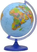 Globus politik herë shkollor 22 cm, shumëngjyrësh