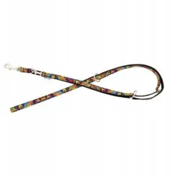 Zinxhir qeni Barry King Picasso, i rregullueshëm, polipropilen 20mm 220cm, i zi shumëngjyrësh