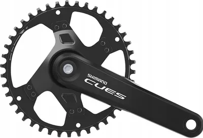 Garniturë pedalësh Shimano CUES FC-U4000, 42T, 175mm, 9/10/11-shpejtësi, e zezë - 1