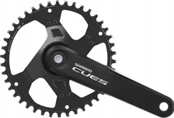 Garniturë pedalësh Shimano CUES FC-U4000, 42T, 175mm, 9/10/11-shpejtësi, e zezë