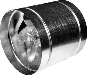 Ventilator kanali Awenta Inline, 200mm, metalik, argjendtë