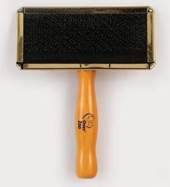 Furçë për kafshë Over Zoo Brush With Metal Pins S, për qen dhe mace, madhësia S, dru