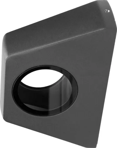 Llambë muri LED për fasadë, 6W, IP54, dritë e bardhë neutrale, e zezë - 5