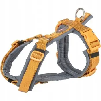 Shtrëngues për qen Trixie Premium Trekking, 44-53 cm, i verdhë gri